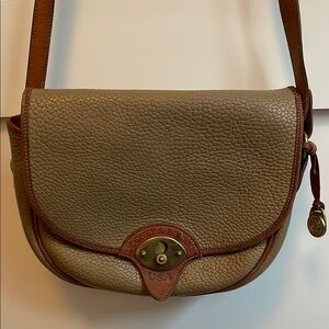 Dooney & Bourke Tan Crossbody Bag with Adjustable Strap